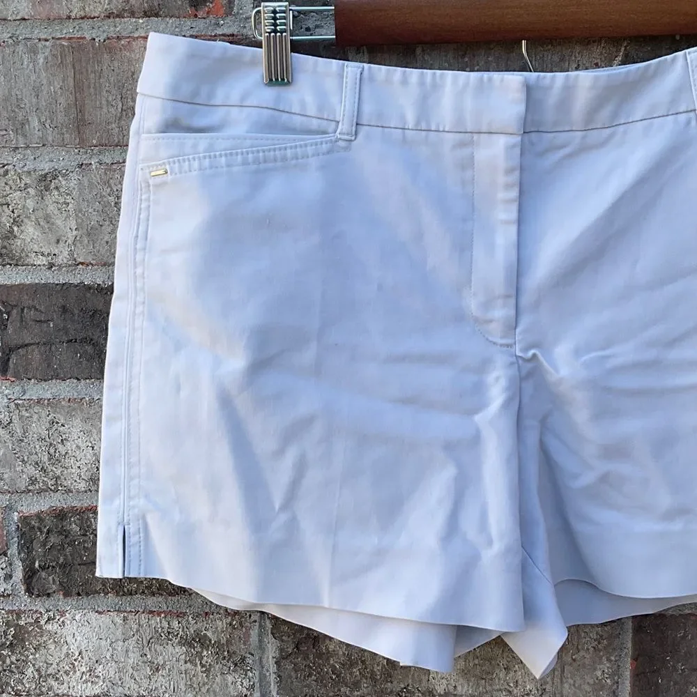 Take 50% OFF- White House Black Market Women's Light Gray Shorts, Size-14